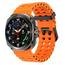 1 件软环硅胶手链兼容三星 Galaxy Watch 7 Ultra 47 毫米运动男式表带适用于手表 ULTRA7 47 毫米无间隙弧形端带 - for ultra 47mm - 查看 16