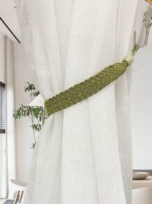 2pcs Woven Curtain Tie Backs, Window Curtain Tiebacks For Home Decor Gifts Birthday Graduation