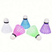 12pcs Colorful Plastic Badminton Shuttlecocks, Portable Sports Badminton Balls For Outdoor Recreation, Random Colors