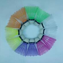 12pcs Colorful Plastic Badminton Shuttlecocks, Portable Sports Badminton Balls For Outdoor Recreation, Random Colors