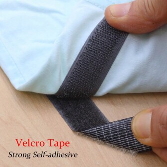 Strong Self-Adhesive Hook-And-Loop Tape For Home Decoration Heavy Duty Grid Tape Adhesive Hook-And-Loop Strap For Home Living