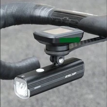 1 件 ESLNF 2000mAh 自行车灯，铝合金防水，宽光束，Type-C 充电，适用于山地车和公路车，碳纤维灯架 - 彩色 - 查看 12