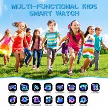 Kids Watches Children Watch Kids Smartwatch With Text&Call Games Camera Recorder Alarm Flashlight Music Player For 3-12 Boys Girls Gifts - 藍色 - 查看 3
