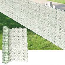 1 件精致樱花人造花墙板 - 浪漫花卉隐私屏风、花园篱笆和藤蔓篱笆，适用于婚礼和订婚装饰、照片背景和家居装饰 - 易于组装、可重复使用、耐候、情人节、生日毕业礼物、假植物 - 彩色 - 查看 3