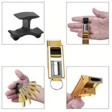 1 Set Professional Football/Basketball/Volleyball Referee/ Finger Grip Whistle With Stand - Multicolor - View 4