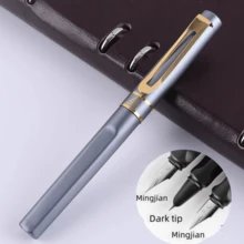 Colorful Multi-Color Orthopedic Holiday Gift School Student Steel Fountain Pen For Daily Business Office Writing Calligraphy Practice, Ink Absorbing/3.4mm Nib Dual Tip 0.5mm/0.38mm - Multicolor - View 56