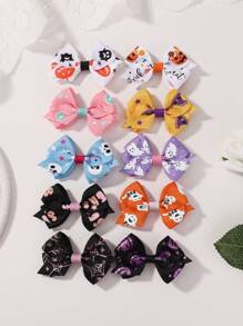 bilicaca 20pcs Halloween Kids Hair Accessories, Fun Baby Hair Clips Ideal For Holiday Parties - Multicolor - View 9