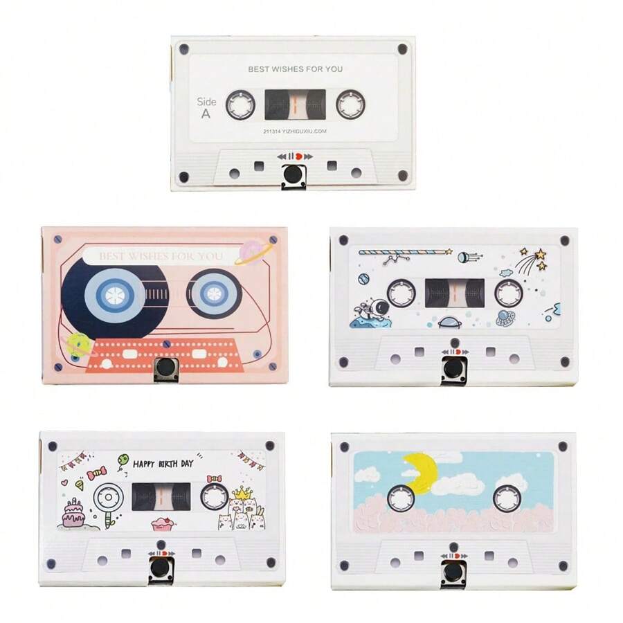 Greeting Card With Recordable Recorder 60 Seconds Voice Chip Music Birthday Gift - 4 Happy Birthday - View 1