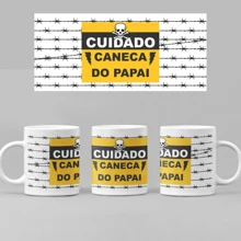 Father's Day Mug - Beware, Dad Mug! - 白色 - 查看 1