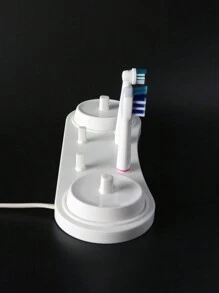 1 件电动牙刷底座支架，支持 4 个牙刷头支架，带防水电动牙刷支架和电动牙刷充电器支架浴室工具浴室收纳单牙刷架便携式旅行适合家庭使用家居浴室装饰秋季装饰返校