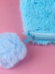 1/2 Stück süße Katze Plüsch Federtasche Mädchen Federmäppchen Kawaii Schreibwaren Großraum Federmäppchen Federmäppchen Kosmetiktasche Aufbewahrungstasche, Federtasche, Schultasche