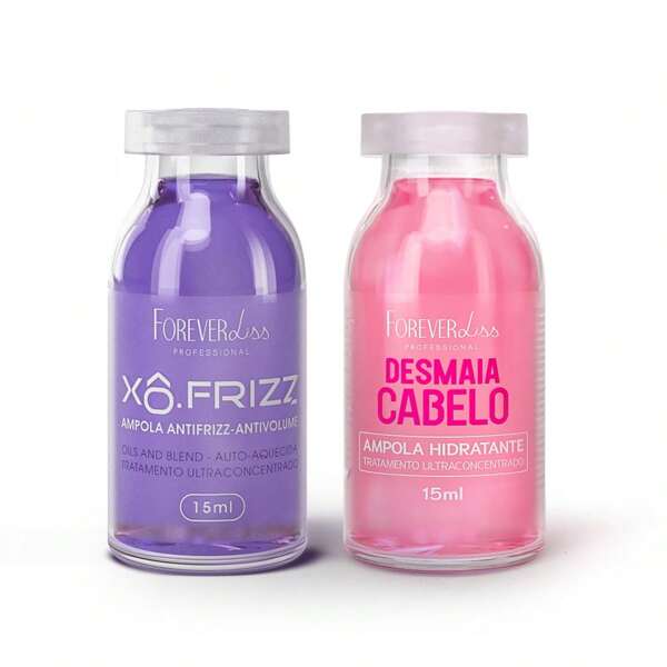FOREVER LISS Kit de Ampola Xô Frizz e Desmaia Cabelo 2.0 Forever Liss