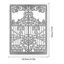 1片標籤標語裝飾手冊製作金屬減壓模切割模具，DIY剪貼簿相簿裝飾凹凸紙裝飾模具，賀卡信封製作工具 - 銀色F - 查看 2