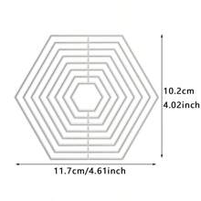 1pc Basic Shape Metal Carbon Steel Cutting Dies, DIY Embossing Die Cut Mold For Scrapbooking, Card Making, Album And Crafts Decor