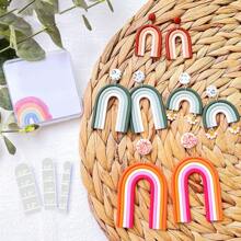 1pc Polymer Clay Arch Forming Tool, 3 Sizes, For Polymer Clay Earrings Jewelry Making