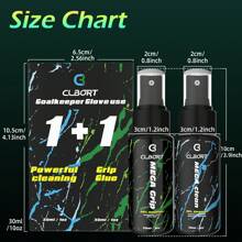 Goalkeeper Gloves Sticky Gel 30ml + Cleaning Solution 30ml