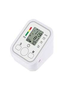 Monitor Presión Arterial Digital Lcd Para Brazo Monitor de Brazalete para detectar presión sanguínea Maumanometro - Blanco - Ver 2