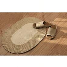 65*45cm Handwoven Natural Material Indoor Hallway Japanese Style Simple Absorbent Quick Dry Rug/Mat Gifts Birthday Graduation