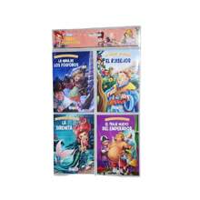 colección mini cuentos 8 piezas cuentos clásicos 10 x 15 cm - Azul - Ver 2