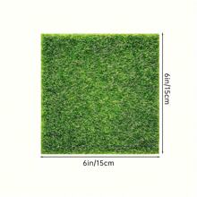 3pcs Mini Artificial Floral Garden For Dollhouse: DIY Decoration 15cm*15cm/6"*6" Miniature Fake Doll House Yard Micro Landscape Potted Plant Model Accessories Creative Toys