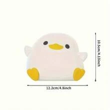1pc Cute Bean Duck Night Light, DoDo Duck Silicone Nursery Night Light, Battery Table Lamp Bedside Lamp With Touch Sensor For Bedrooms, Living Room