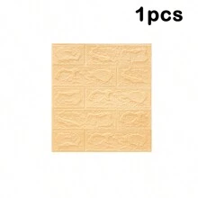 1 件/10 件/40 件 3D 立体砖墙贴纸，自粘泡沫墙纸，适用于家庭卧室装饰背景，防水/防潮/防污/防撞贴纸，16 种颜色可选 - 彩色 - 查看 24