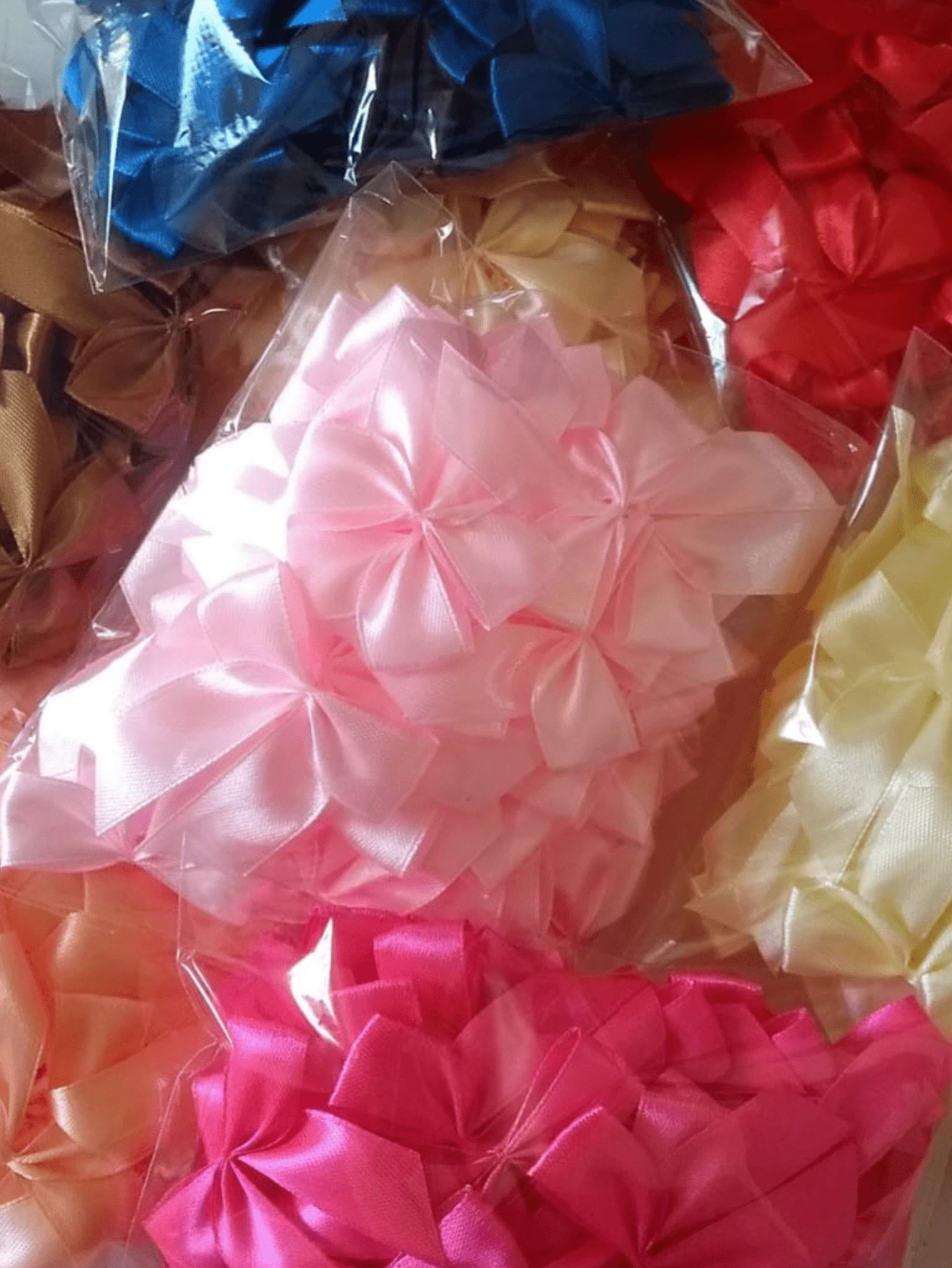 Satin Bow N°3 5.0 X 5.5cm /50 Units Souvenirs - 黑色 - 查看 1