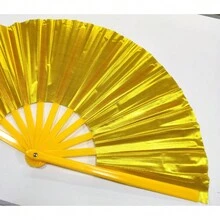 Large Metallic Fan Party Nightclub Carnival Decoration National Shipping - 金色 - 查看 3
