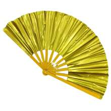 Large Metallic Fan Party Nightclub Carnival Decoration National Shipping - 金色 - 查看 2