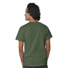Dad Knows A Lot Grandpa Everything Mens Graphic T Shirt Tees - xanh quân đội - Xem 2