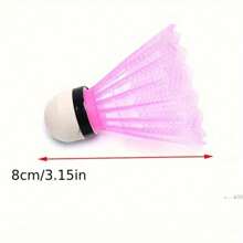 12pcs Colorful Plastic Badminton Shuttlecocks, Portable Sports Badminton Balls For Outdoor Recreation, Random Colors