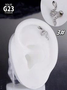 1 件时尚钛金属唇钉内螺纹耳钉樱桃叶天鹅蝴蝶 5A 氧化锆石 G23 植入级唇钉心形耳环鼻环鼻中隔珠宝蜘蛛闪电蝙蝠车耳环铰链鼻中隔环蝙蝠眼海螺耳屏耳环唇钉梦露唇环唇钉顶部螺丝平背耳环耳钉海螺唇钉梦露美杜莎唇鼻穿孔女士男士日常佩戴圣诞节和万圣节礼物情人节、妈妈、母亲、母亲节、礼物