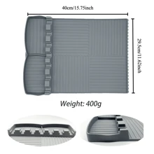 1 pieza Estera de silicona para plancha Griddle para Blackstone de 17 pulgadas, 22 pulgadas, 28 pulgadas y 36 pulgadas, accesorios para parrilla Blackstone, estera de silicona actualizada, a prueba de agua y a prueba de elementos, protege la plancha contra el óxido, los roedores, los insectos y el polvo
