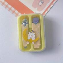Draagbare nagelknipper en nagelknipper Kleine antislip metalen nagelknipper voor meisjes met cartoon opbergdoosset, geschikt voor kamperen en gezinsgebruik, tas, organizer, opbergruimte