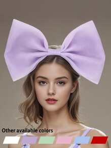Extra Large Bowknot Headband For Women, French Personality Gauze Decor Exaggerated Romantic Photography Headpiece, Accessories Valentine's Day,Hairband,Hair Hoop Headbands