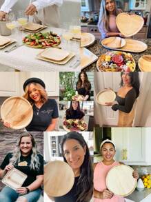 Palm Leaf Plates, 50 Pc, 8", Disposable & Compostable, Plates, Palm Leaf, Natural Color, Round, Dinnerware, Suitable For Parties/Weddings/Gatherings - Natural - View 8