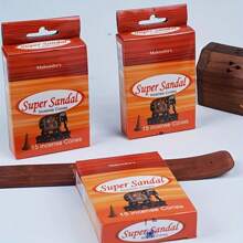 15 sztuk/pudło Premium Tower kadzidełka, ciesz się zapachem Indii z 15 sztukami kadzidełek - eukaliptus, biała szałwia, ylang, Palo Santo, drzewo sandałowe, lawenda i inne - idealne do jogi, medytacji, aromaterapii i wystroju domu, akcesoria do kadzidełek