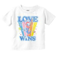 Popeye Retro  Olives Love Wins Youth T Shirt Tee Girls - 白色 - 查看 1