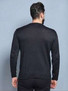 Men Sweaters - Black - View 4