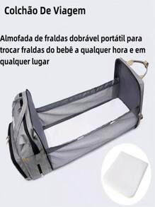 Multifunctional Maternity Bag Backpack That Turns Into A Waterproof Crib JYL 1180 - 黑色 - 查看 7