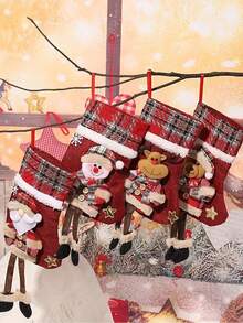 1 Máy Tính Đồ Trang Trí Giáng Sinh Ông Già Noel Tất Nhỏ Cây Giáng Sinh Mặt Dây Chuyền Vớ Giáng Sinh Túi Quà Tặng Túi Quà Giáng Sinh, Trang Trí Nhà Cửa, Trang Trí Giáng Sinh, Đồ Dùng Tiệc - Nhiều màu - Xem 6