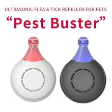 Ultrasonic Flea And Tick Repeller With LED Light Portable USB Charging Insect Repellent For Cats And Dogs Pet Supplies(Black) - Multicolor - View 12