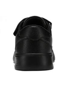 Kids Sneakers, Boys Low-Top Casual Shoes, Girls Hook-And-Loop Anti-Slip Comfortable Versatile - Black - View 5