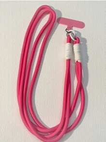 Dopamine Theme Adjustable Detachable Lanyard, Phone Holder, Key Chain, 2-In-1 Design, Unisex - Multicolor - View 19