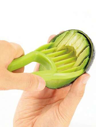 1 pieza Rebanador de aguacate, cortador de fruta multifuncional, sacador de piña, rebanador de pitaya, herramienta de cocina