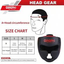 GINGPAI BOXING Casque de boxe professionnel pour adultes et adolescents, casque fermé pour l'entraînement en kickboxing, casque de protection épais pour le combat à l'entraînement en taekwondo, muay thaï, pour hommes et femmes