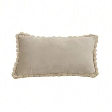 1 件仿兔毛装饰枕套，毛绒天鹅绒方形靠垫套，适用于沙发、客厅装饰（无枕芯） - 彩色 - 查看 50