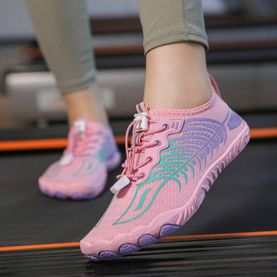 Outdoor River Trekking Shoes, Women Wading Shoes, Quick-Drying Beach Shoes, Women Non-Slip Swimming Shoes, Water And Land Beach Shoes - Pink - View 1