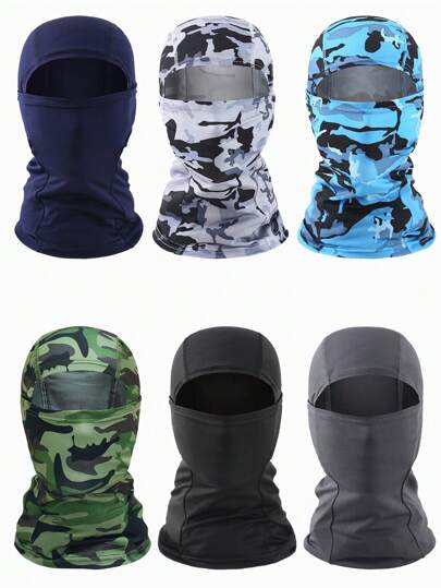 1 Mặt nạ trượt tuyết khi đi xe đạp, Mặt nạ chống nắng co giãn thoáng khí thể thao ngoài trời, Một kích thước phù hợp nhất