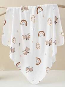 1 Chiếc Chăn Quấn Mềm Thân Thiện Với Da Sơ Sinh Dùng Cho Bệnh Viện Và Gia Đình, Khăn Tắm Cho Bé Tất Cả Các Mùa - Nhiều màu - Xem 4